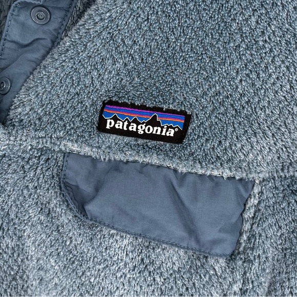 Patagonia Re-Tool Snap T Pullover Small Fleece Berlin Blue‎ Outdoor Cozy Casual - Picture 3 of 11